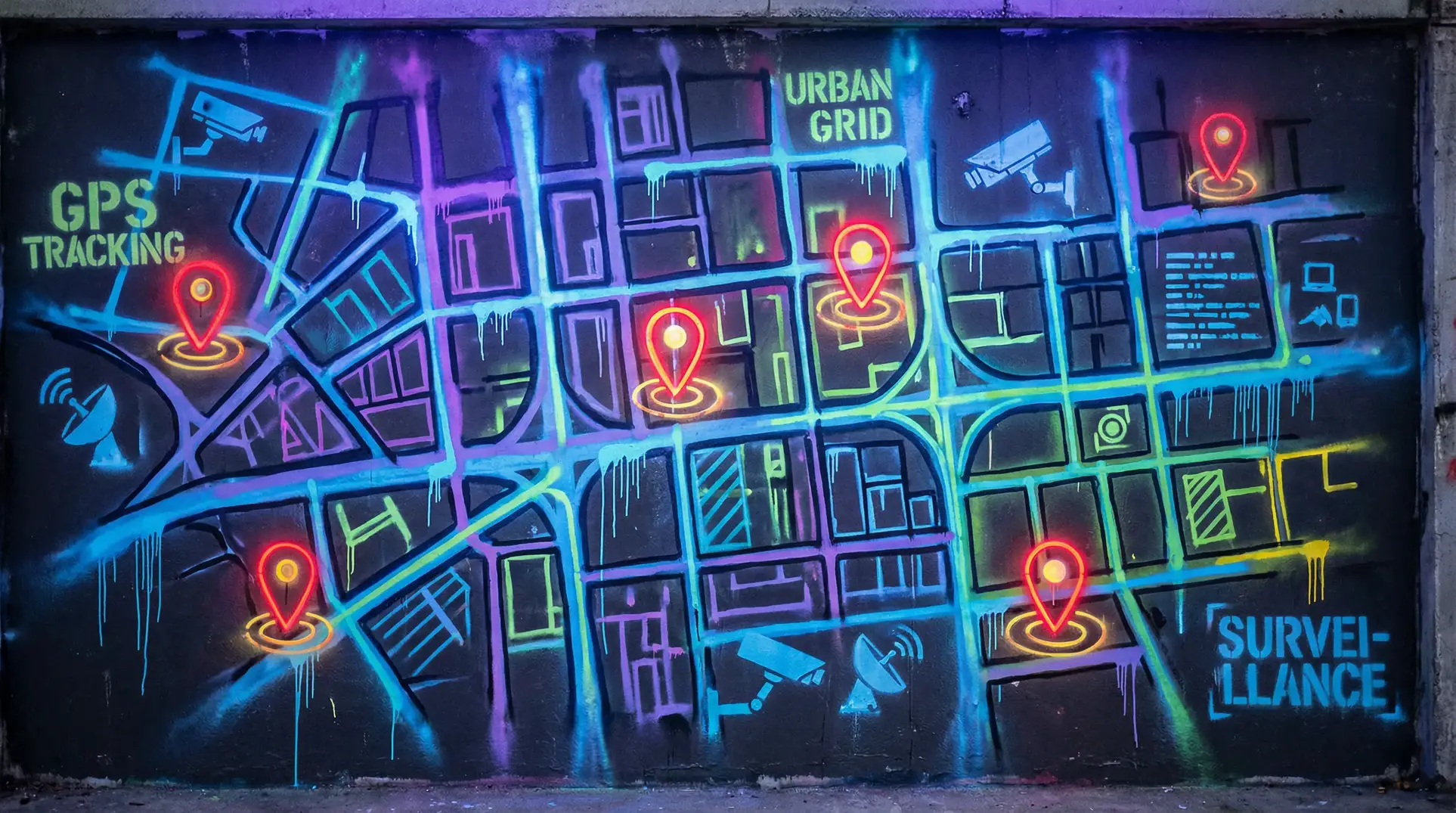 金瓶梅2爱的奴隶下载 狗仔追踪地图 - 城市涂鸦风格